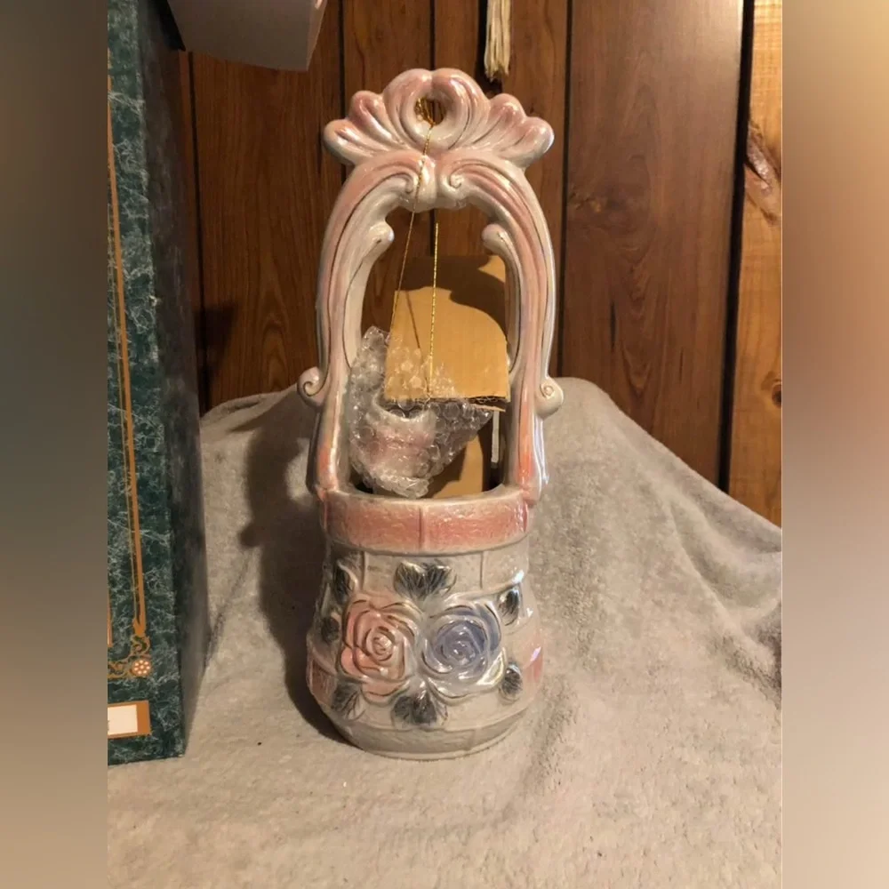 New In Box Premier Collection Decorative Lantern - Pink and Purple
